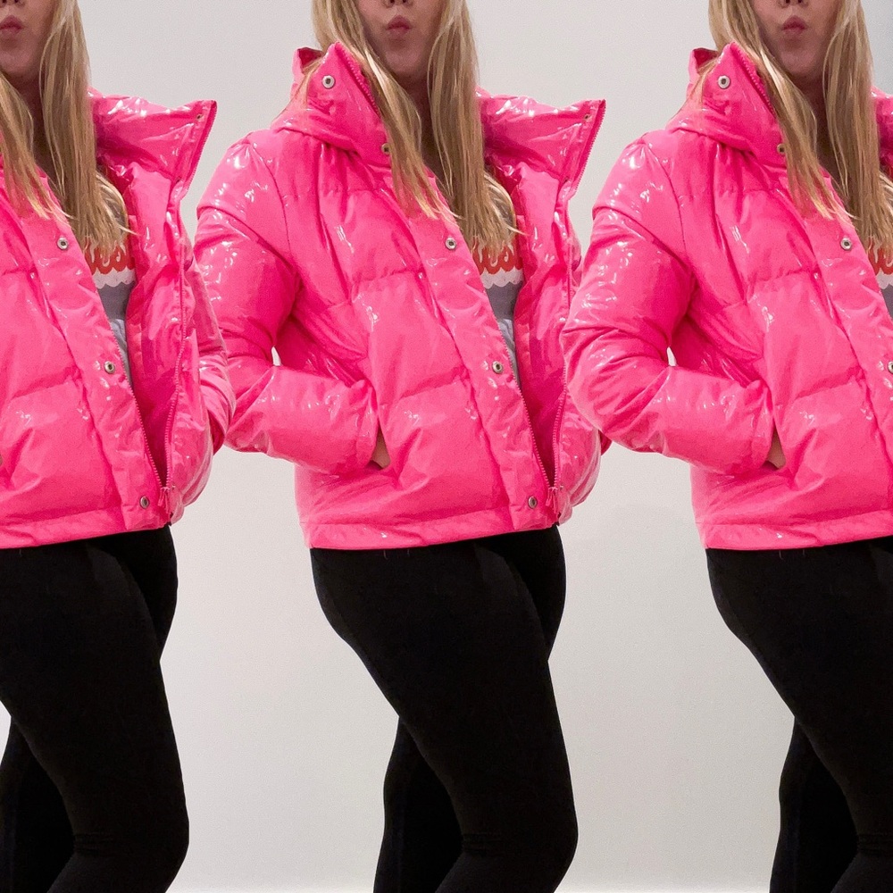 Pink Puffer Jacket